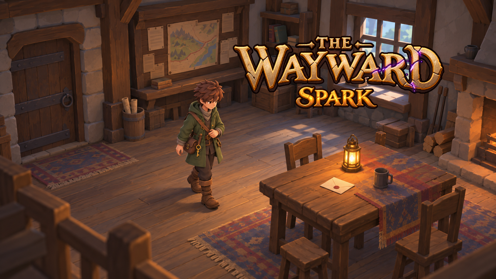 The Wayward Spark inside the Crossroads Lodge